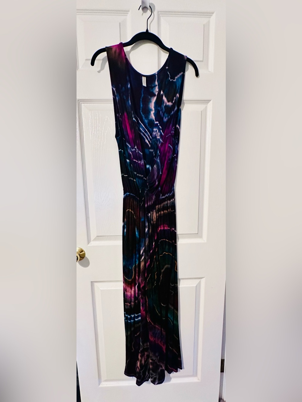 Katya Moon: Sleeveless Tie-Dye Maxi Romper